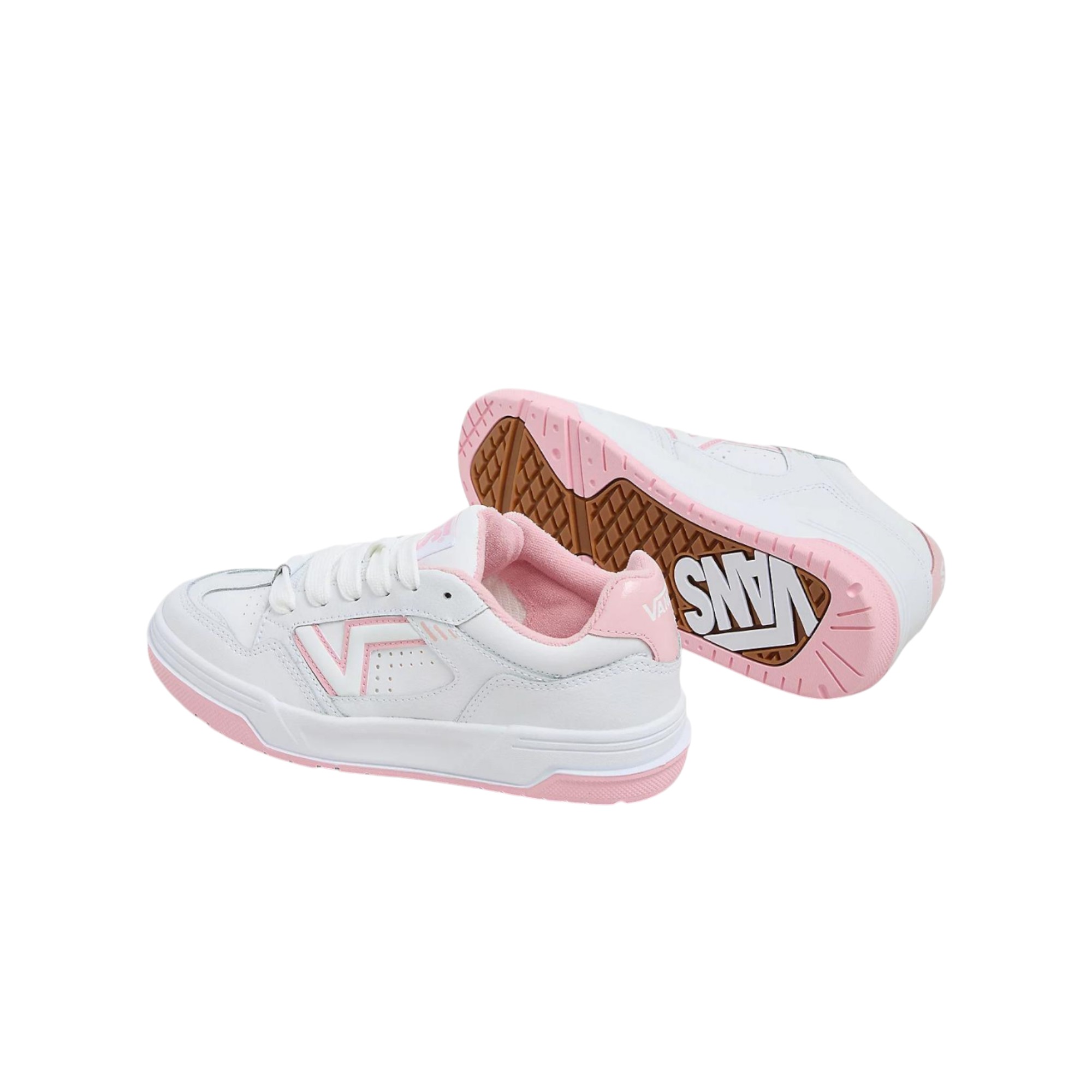 Vans Upland Skateboard Shoes Unisex Low-Top White/Pink