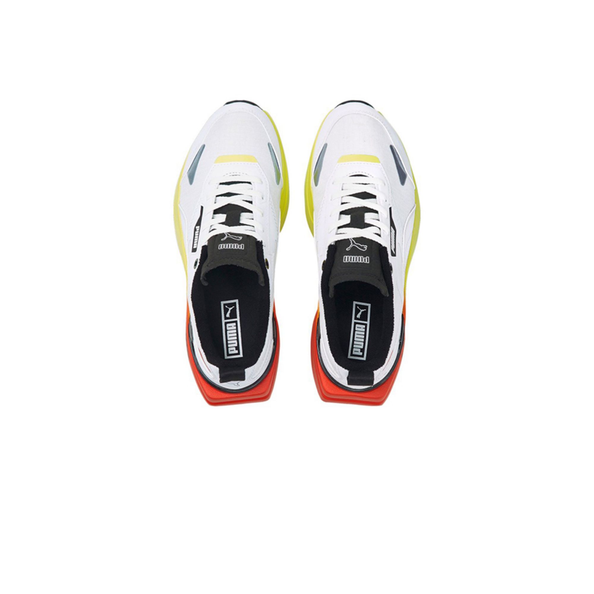 PUMA Kosmo Rider Casual Shoes Women's Low-Top White/Yellow/Red