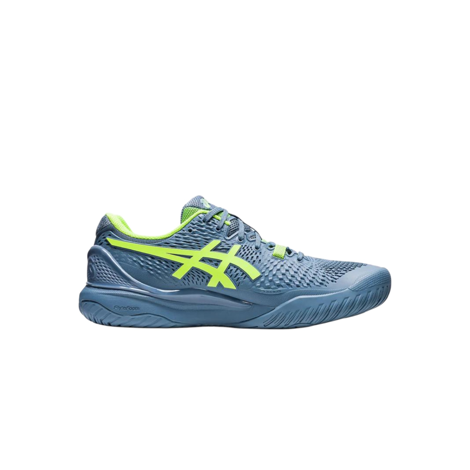 Asics Gel Resolution 9 'Steel Blue Hazard Green'