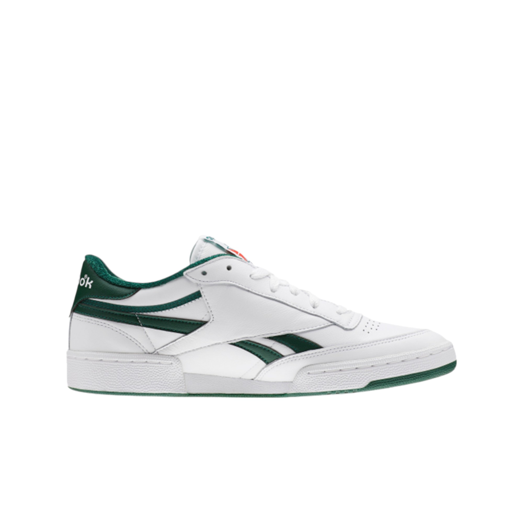 Reebok Revenge Skateboard Shoes Unisex Low-Top White/Green