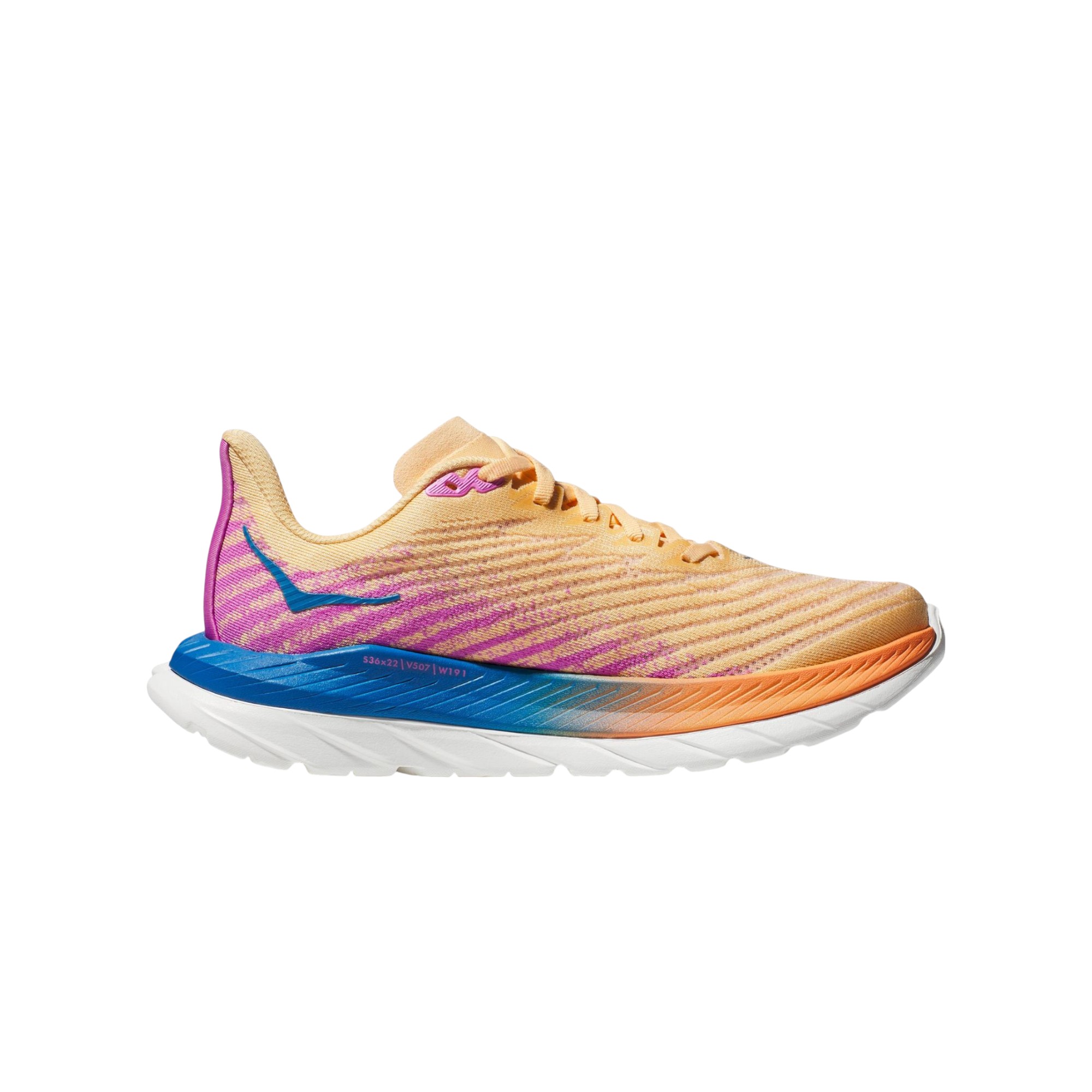 HOKA ONE ONE Mach 5 Running Shoes Women's Low-Top Pink/Orange