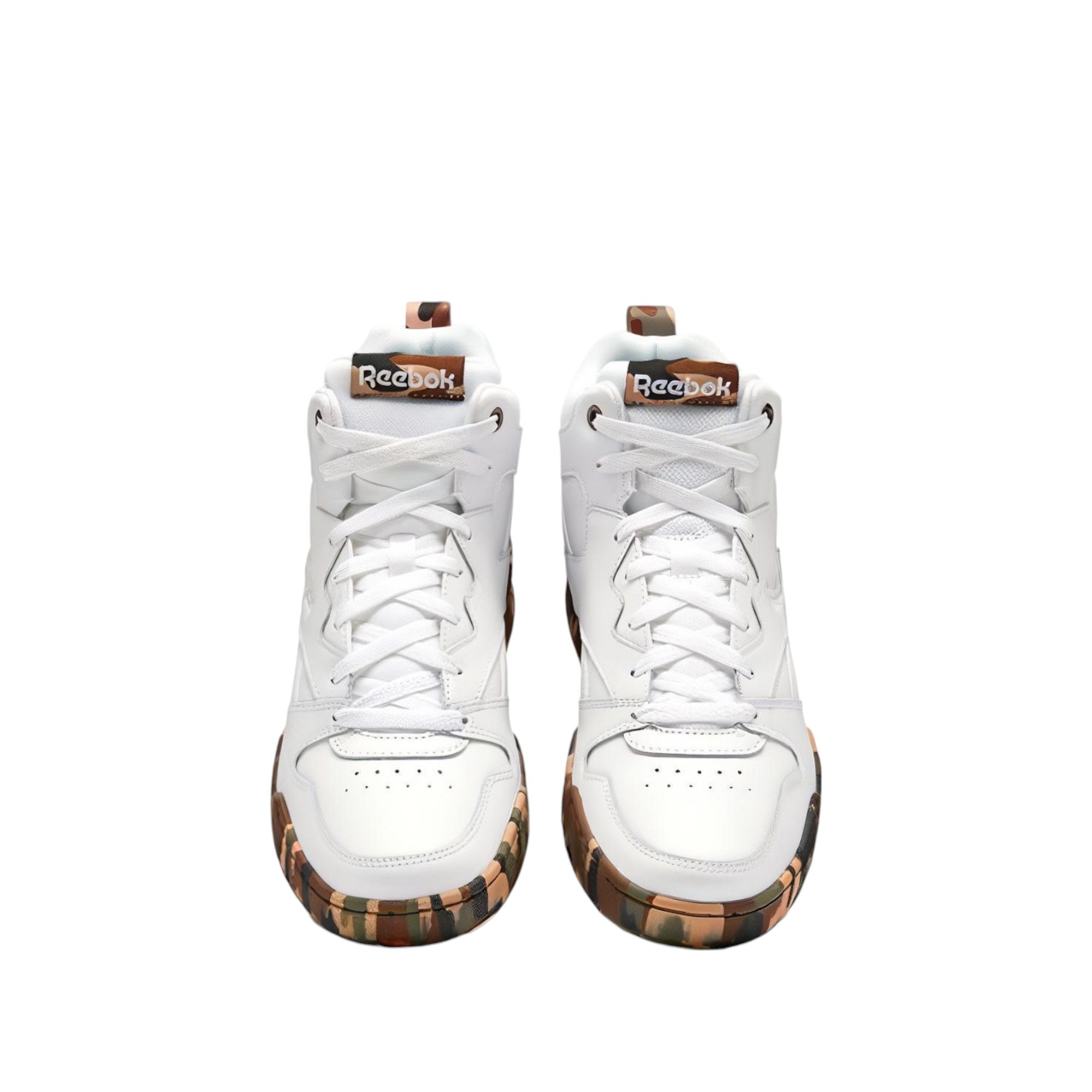 Reebok Skateboard Shoes Men High-Top White