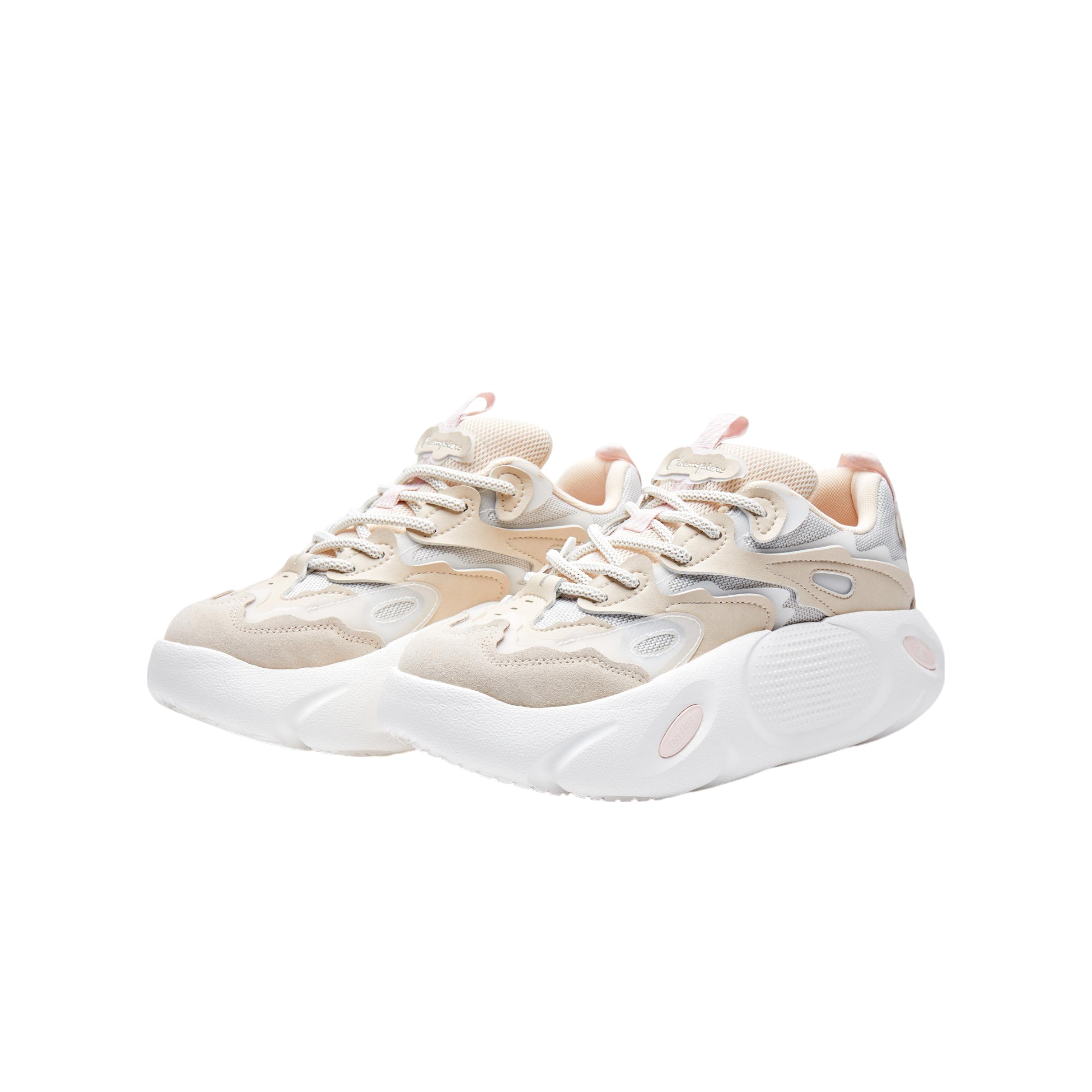 Champion Chunky Sneakers Women's Low-Top Beige