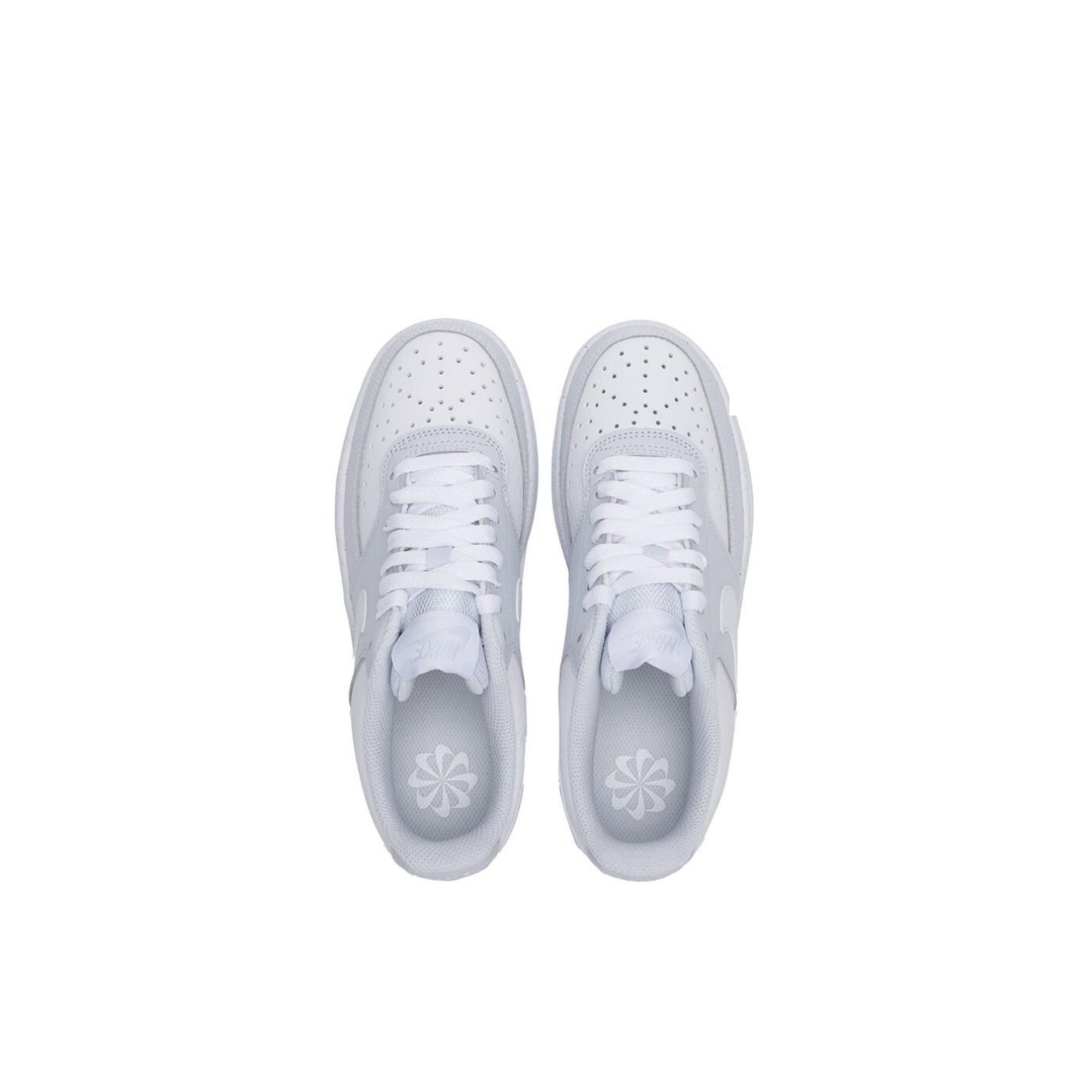 Nike Court Vision Skateboard Shoes Women's Low-Top Gray/White