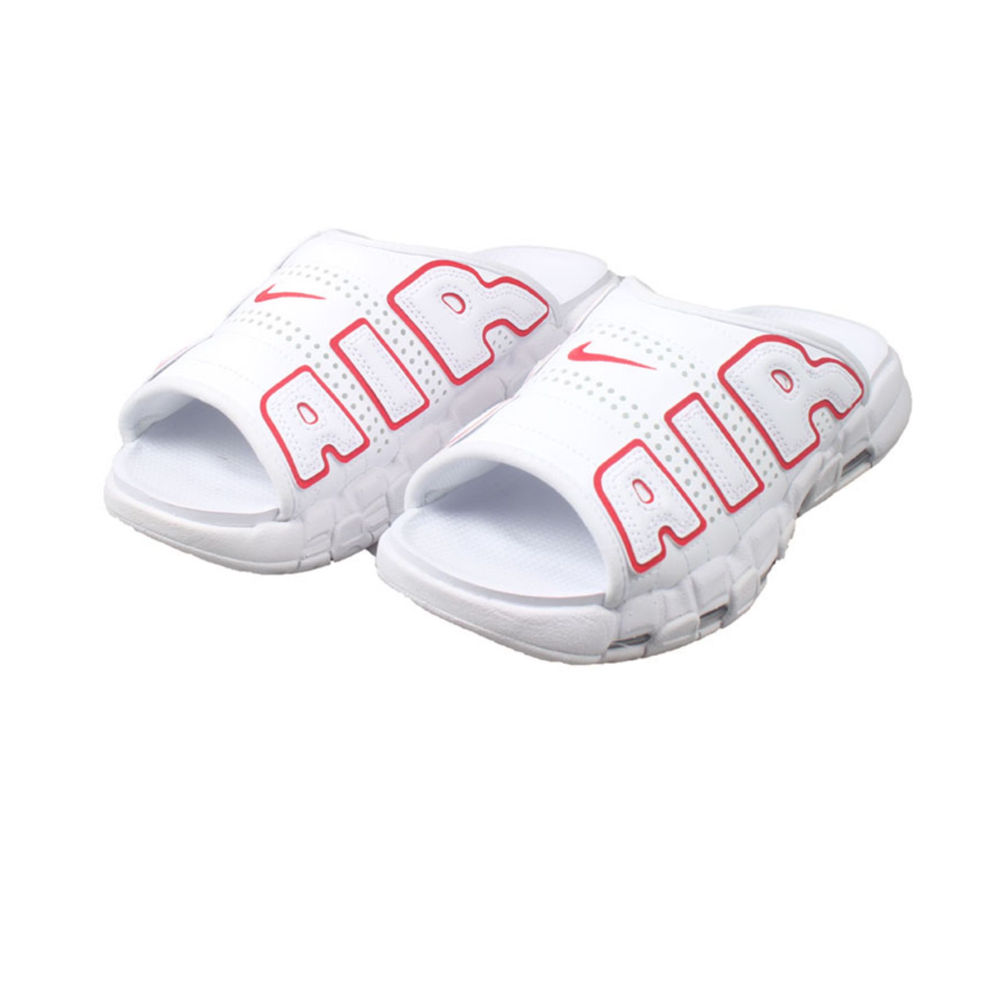 Nike Air More Uptempo White University Red Women's