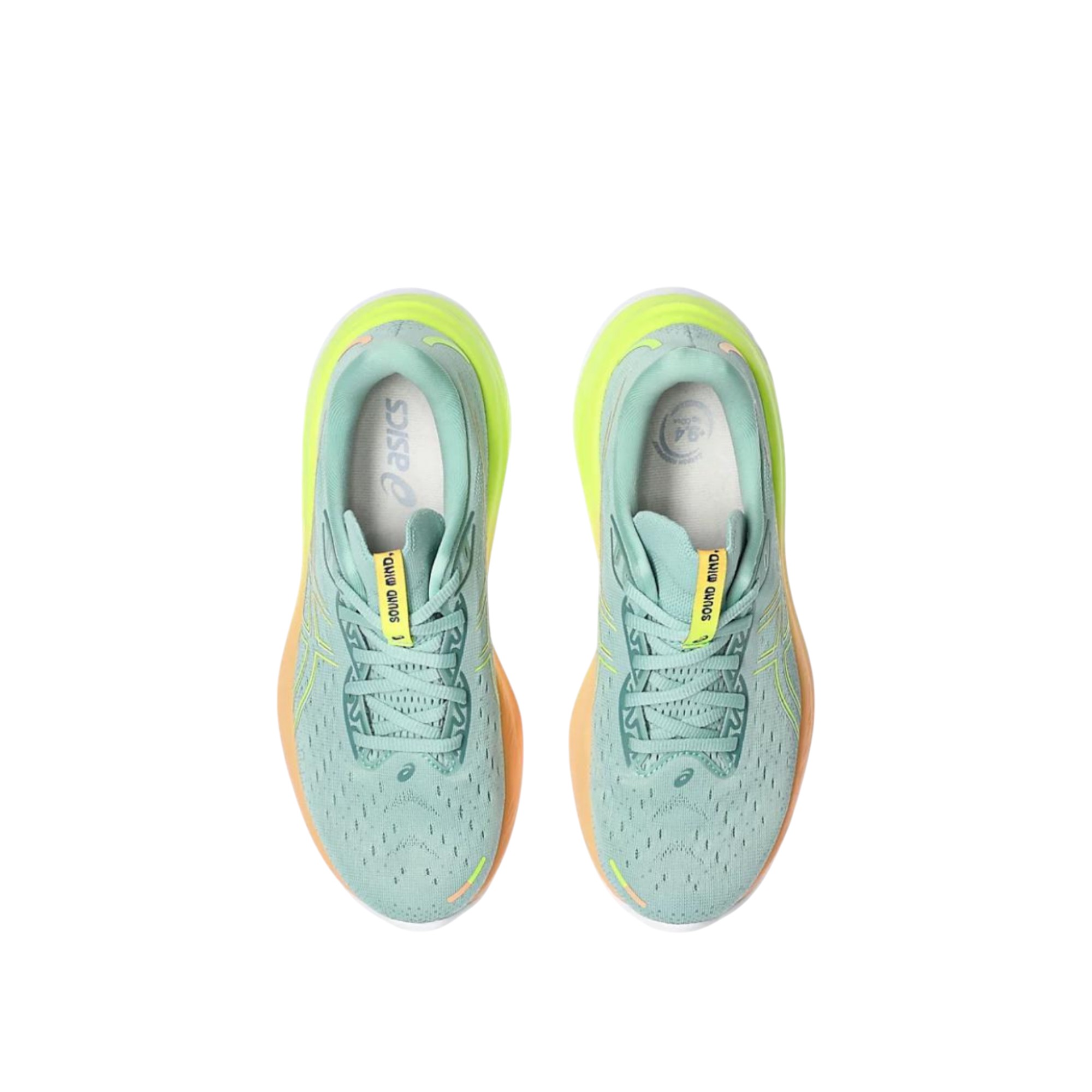 Asics GEL-CUMULUS 26 Running Shoes Women's Low-Top Green/Yellow/Orange