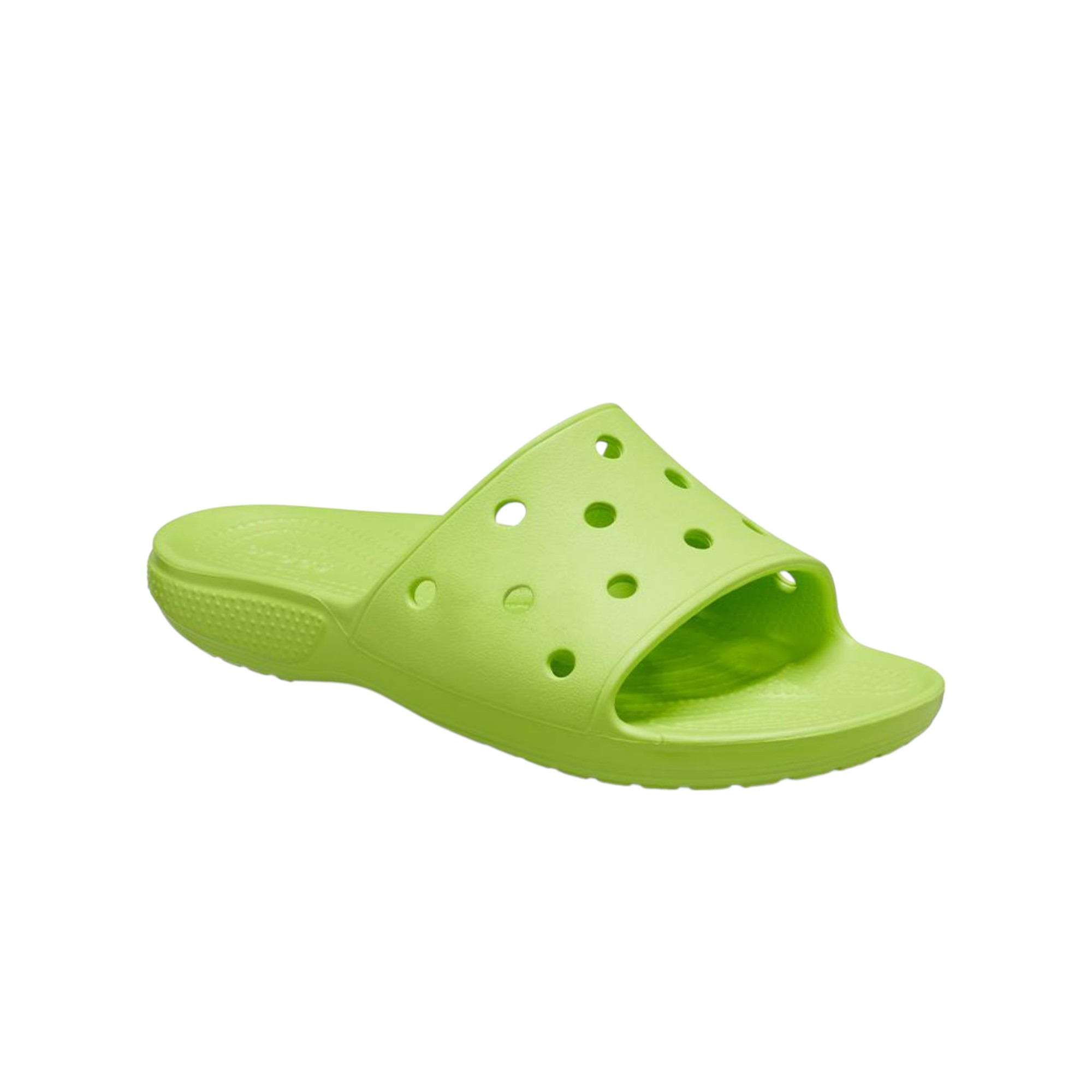 Crocs Slide Slippers Women's Lime Green