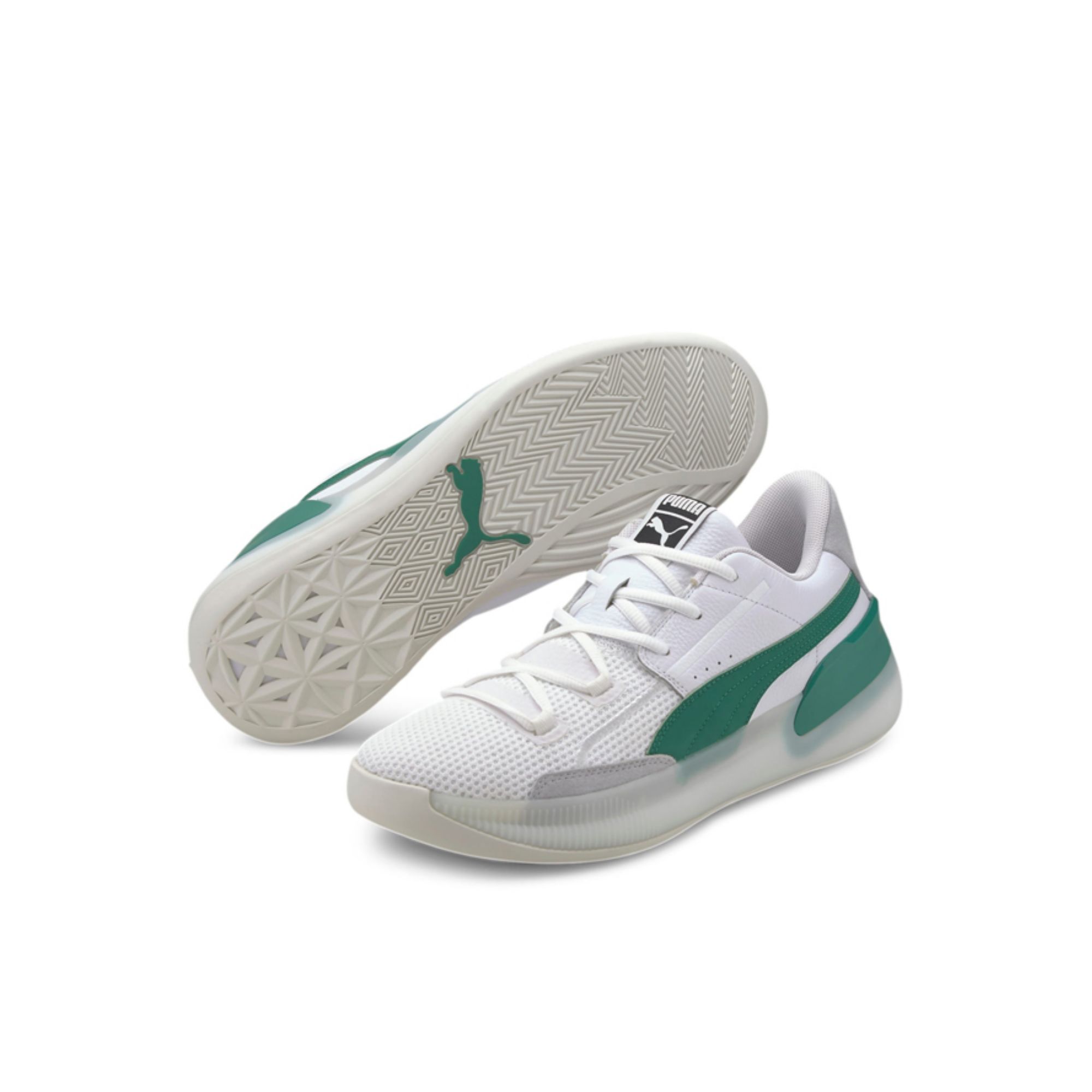 PUMA Clyde Hardwood White Green