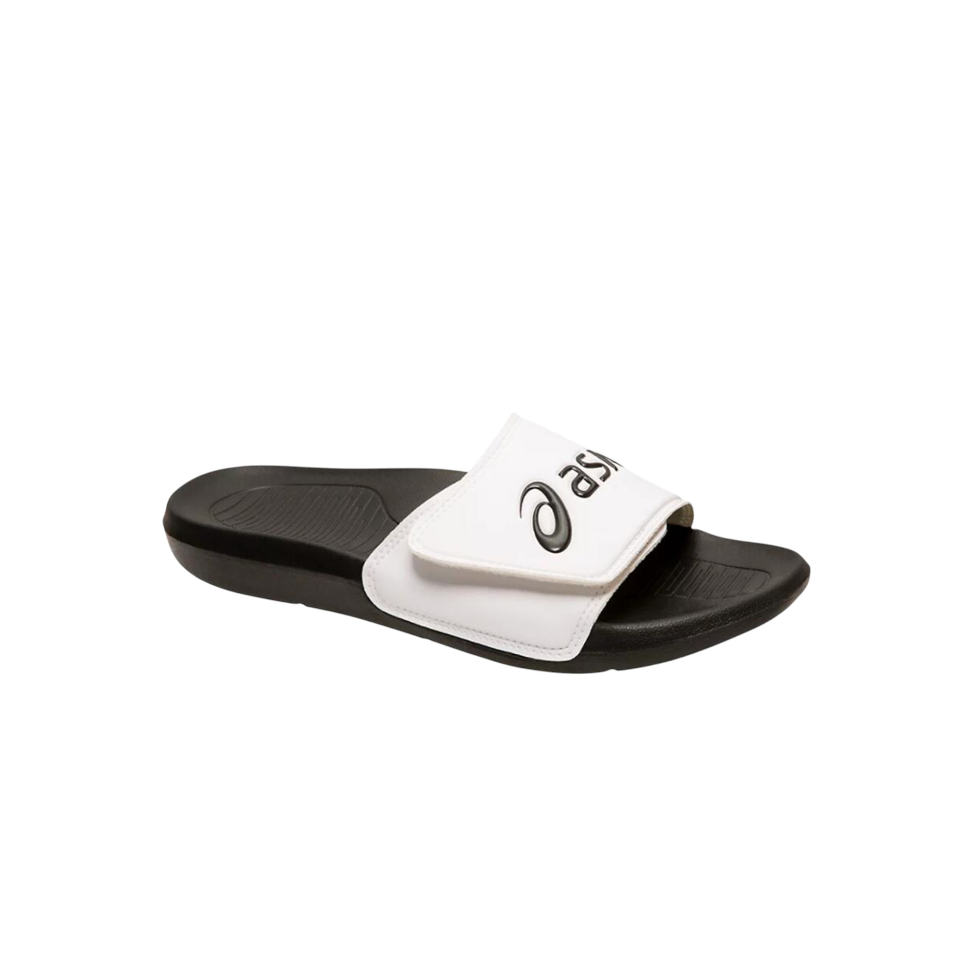 Asics Adjustable Slide Slide Slippers Unisex White/Black