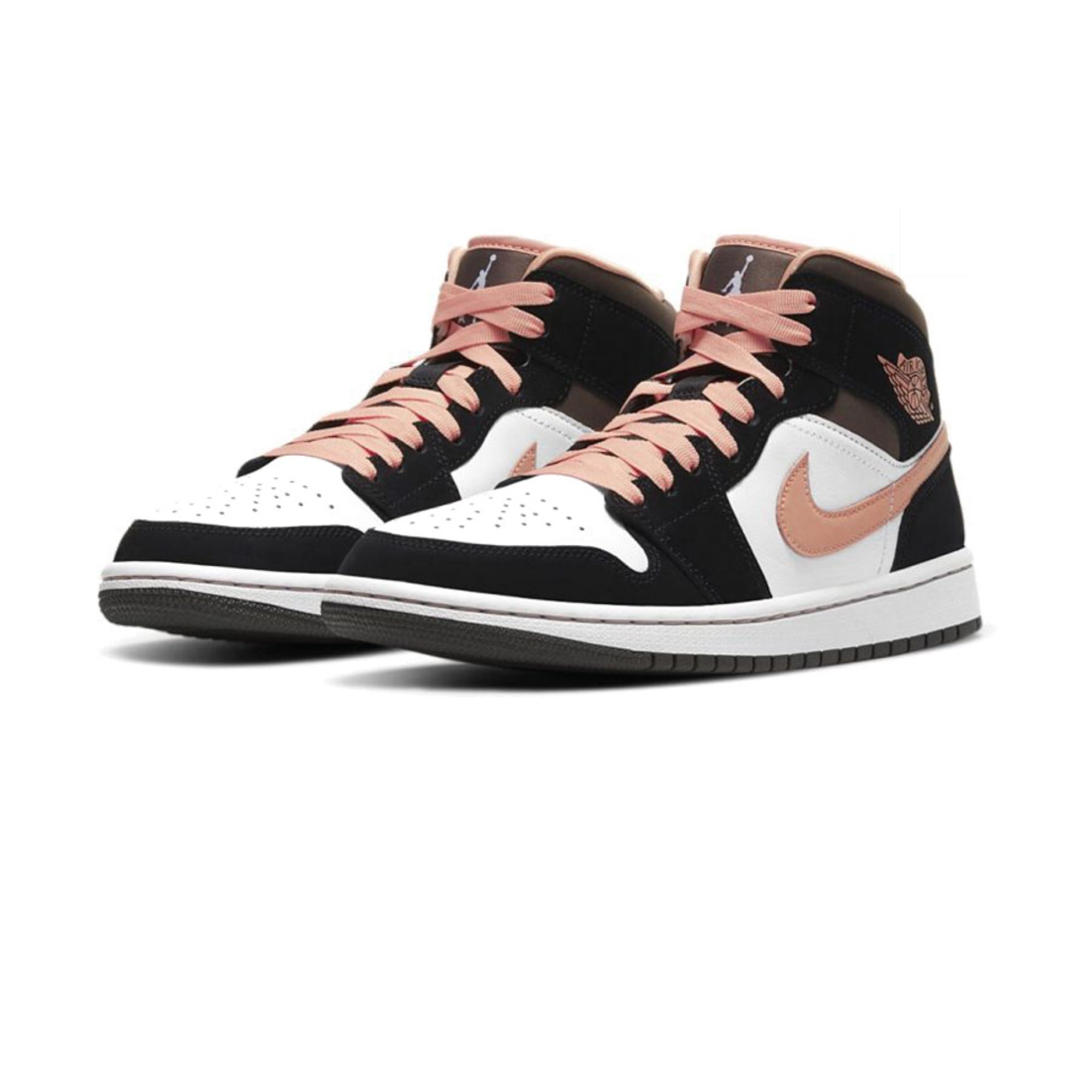 Jordan 1 Mid Peach Mocha Women's