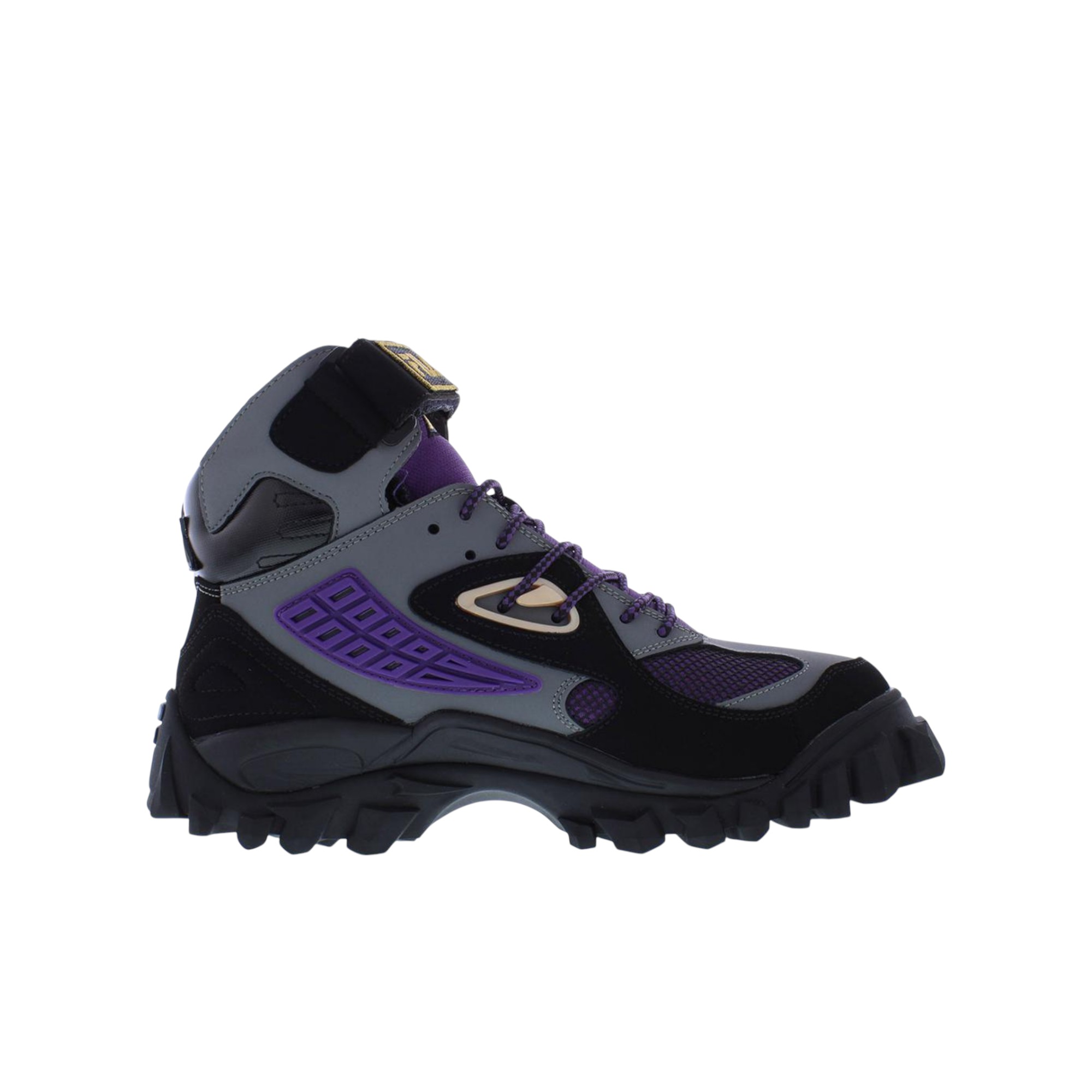 FILA Yak Boots Running Shoes Men High-Top Purple