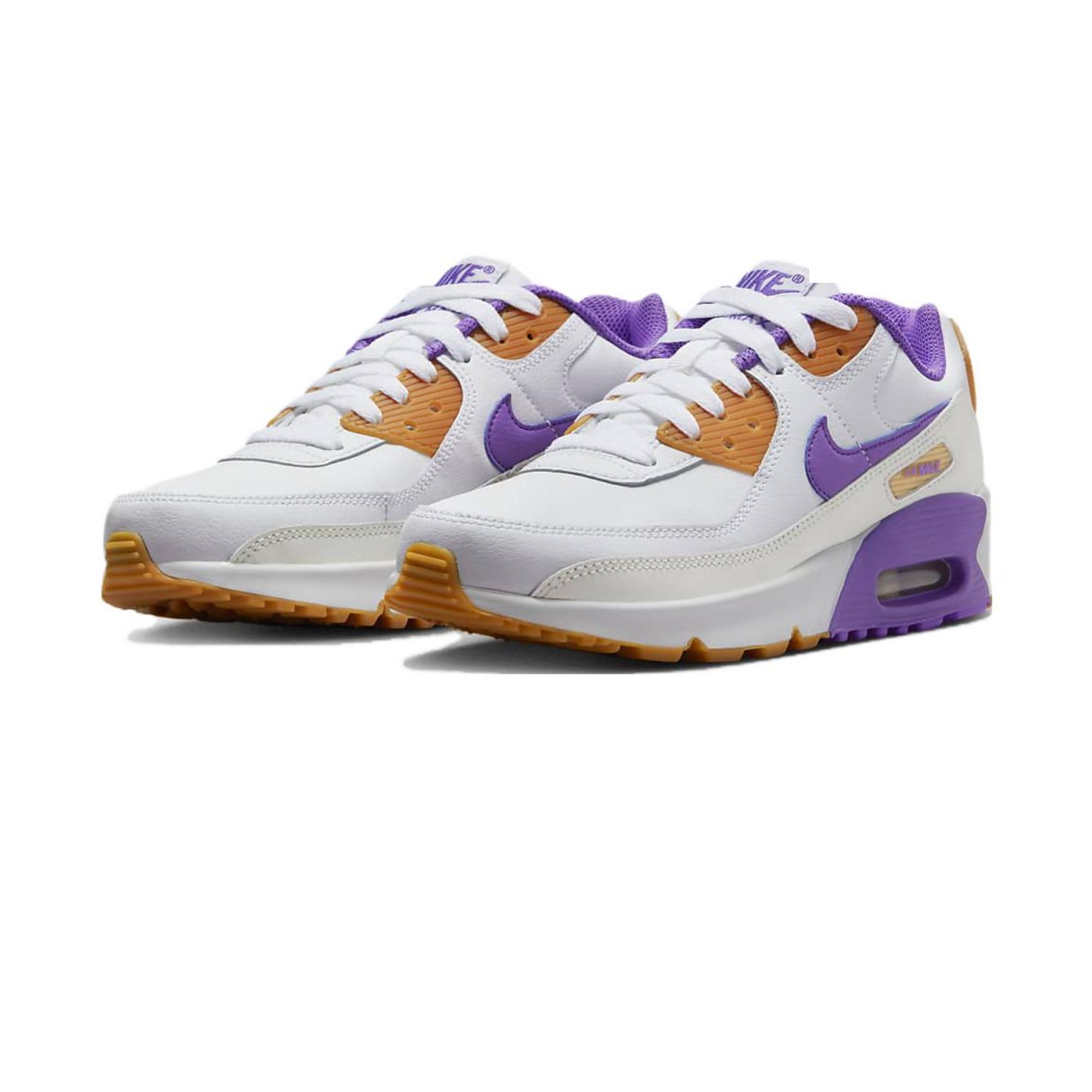 Nike Kids Air Max 90 LTR 'White' Sneakers