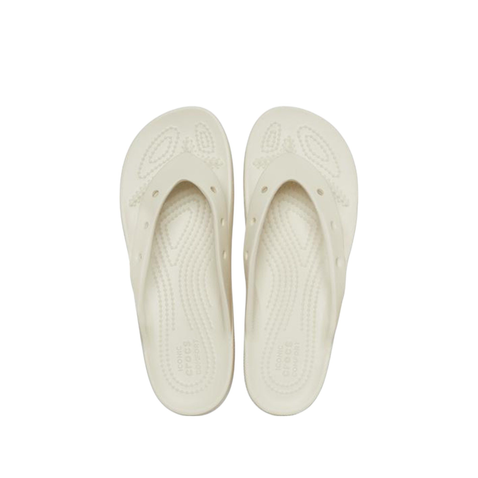 Crocs Slide Slippers Women's Bone White