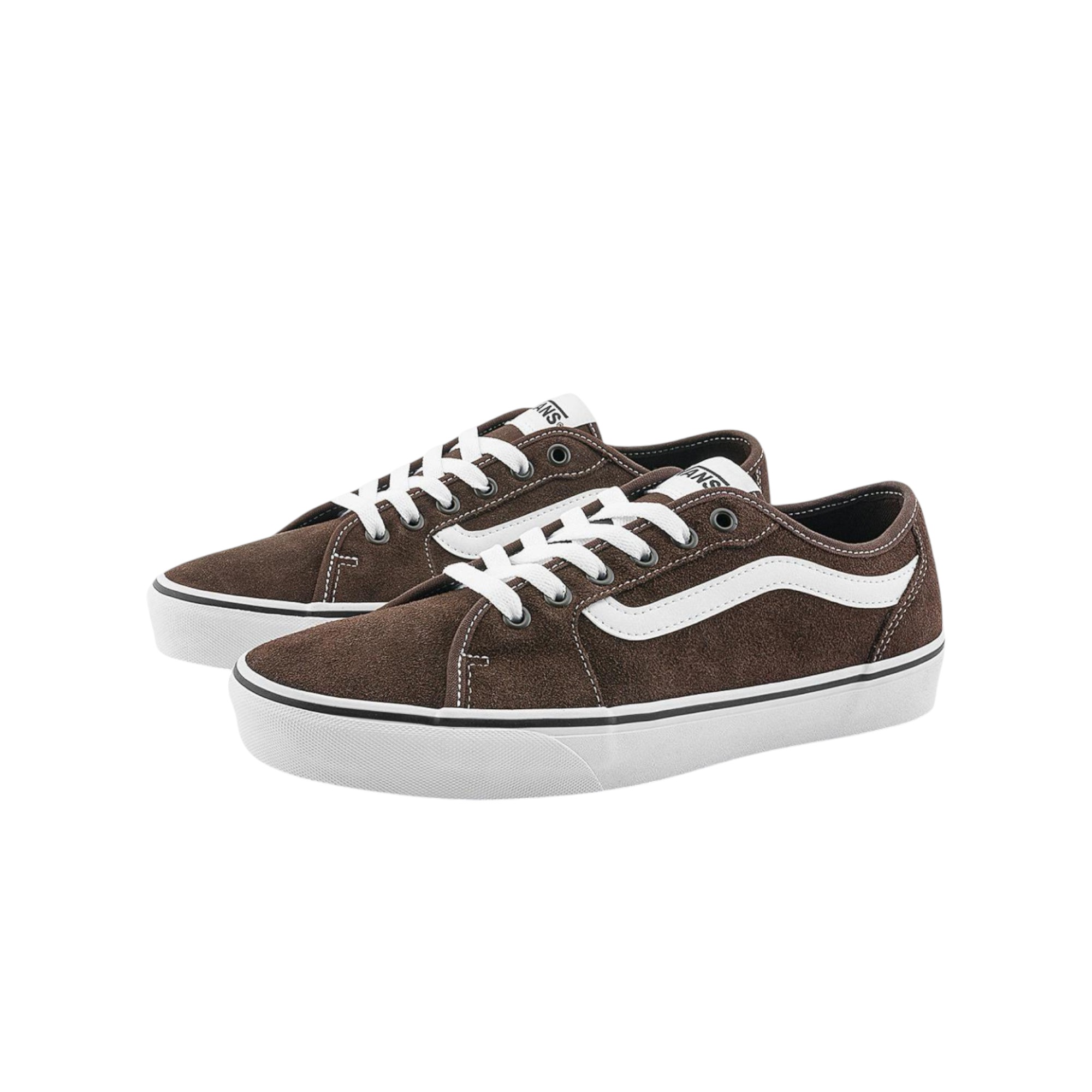 Vans Filmore Skateboard Shoes Men Low-Top Coffee