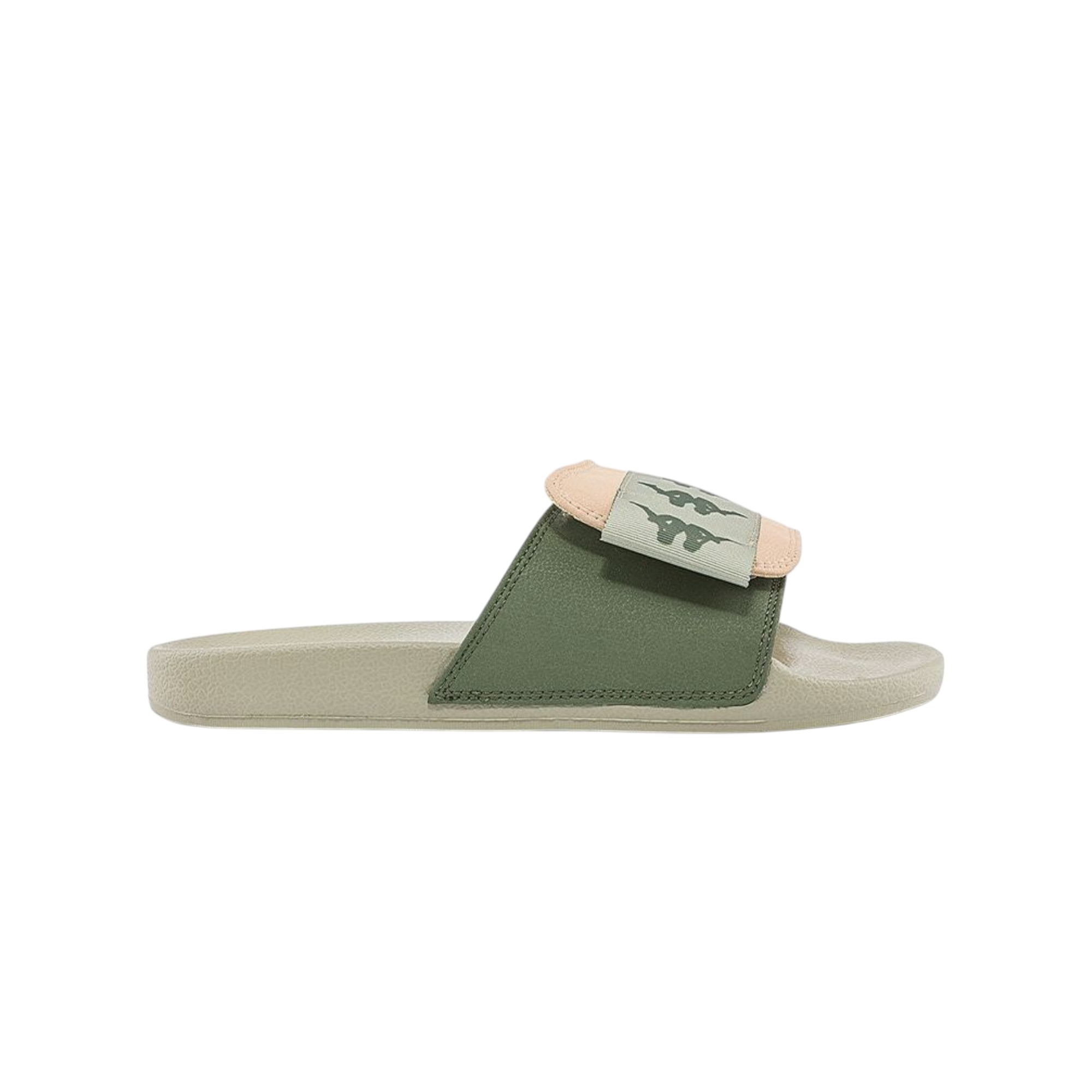 Kappa Slide Slippers Unisex Green/Brown