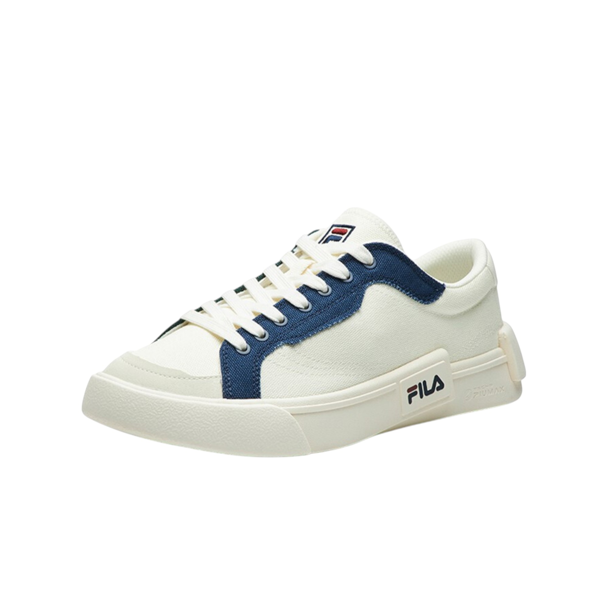 FILA FUSION POP Skateboard Shoes Men Low-Top White/Blue/Green