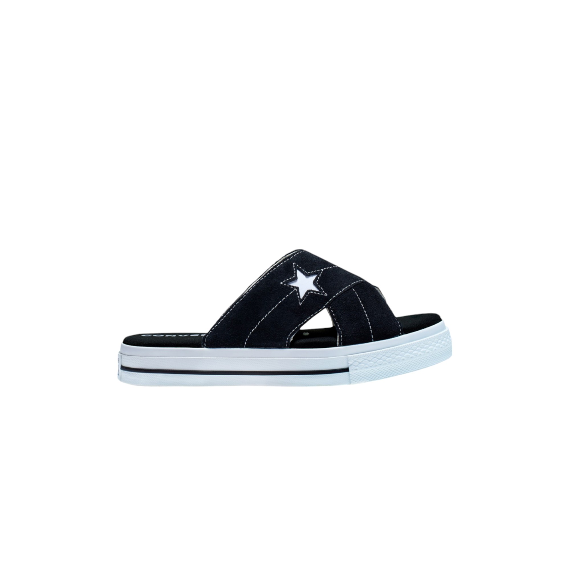 One Star Sandal Women's Converse Slip 'Black White' Women's