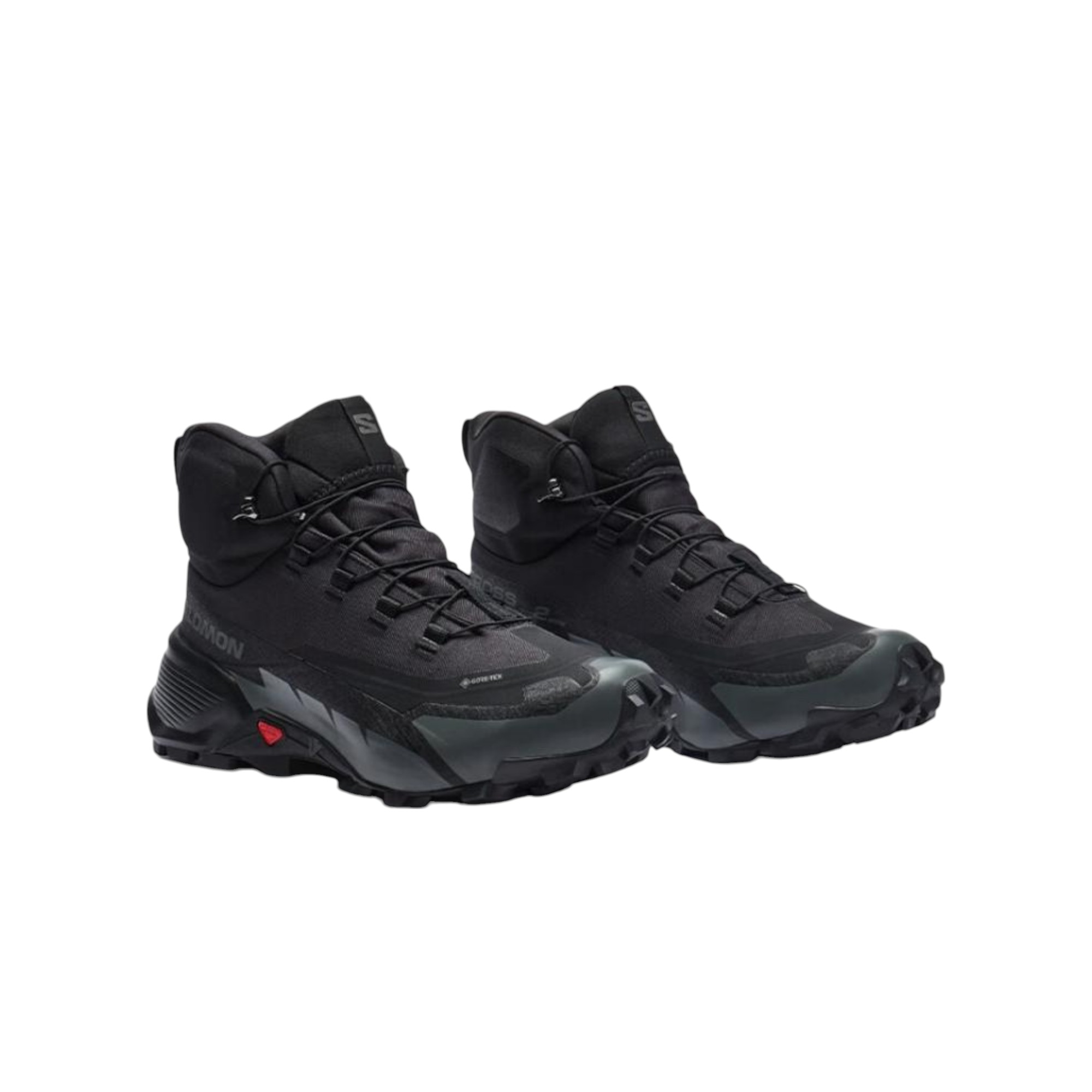 SALOMON Cross Hiking / Trekking Shoes Men High-Top Black