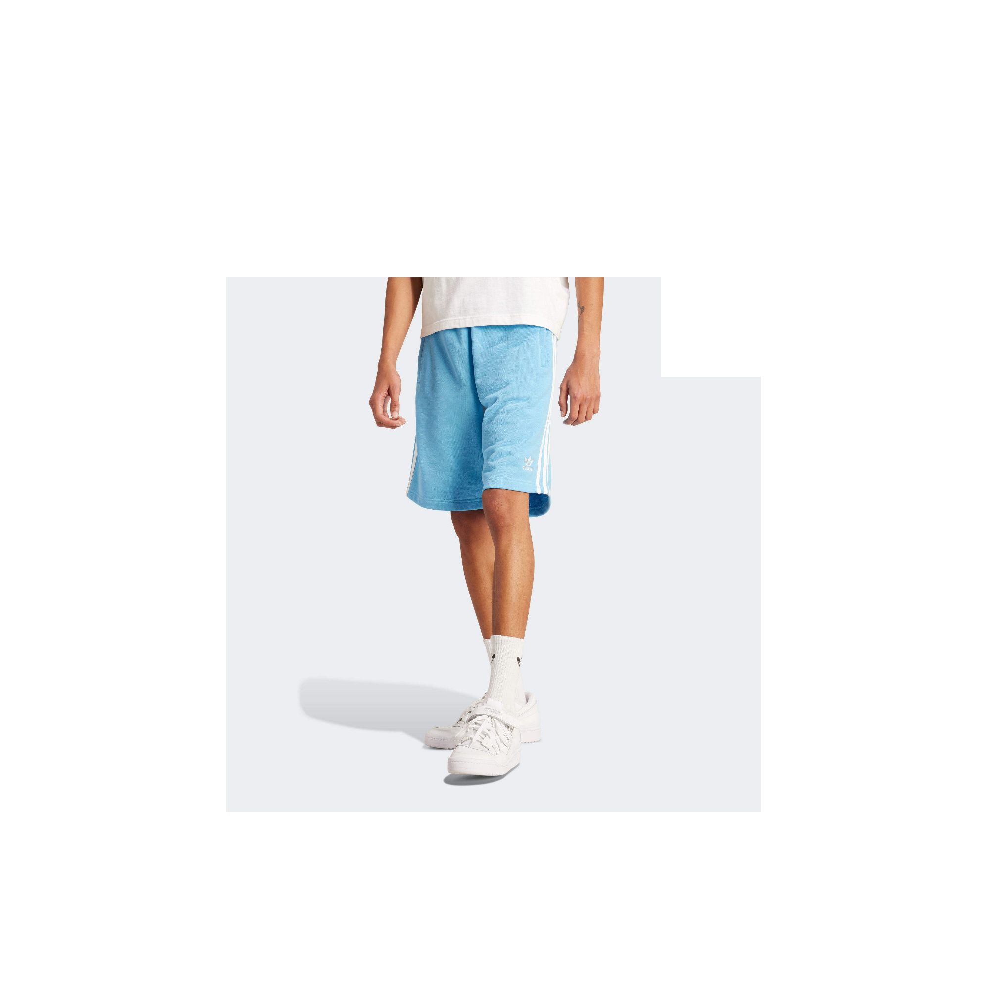 Adidas Originals 3-Stripes Casual Shorts Men Sky Blue