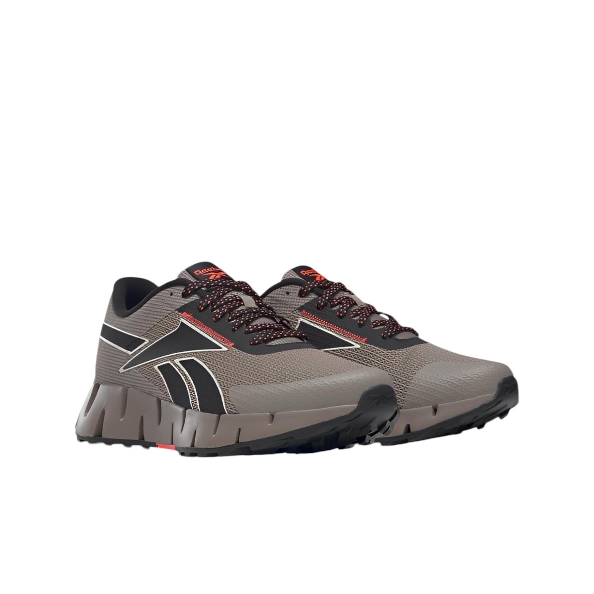 Reebok Zig Dynamica 2 Running Shoes Unisex Low-Top Brown/Black