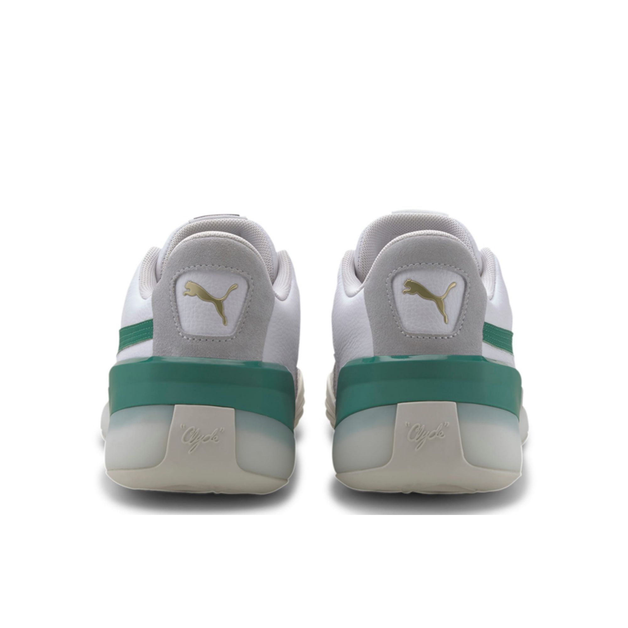 PUMA Clyde Hardwood White Green