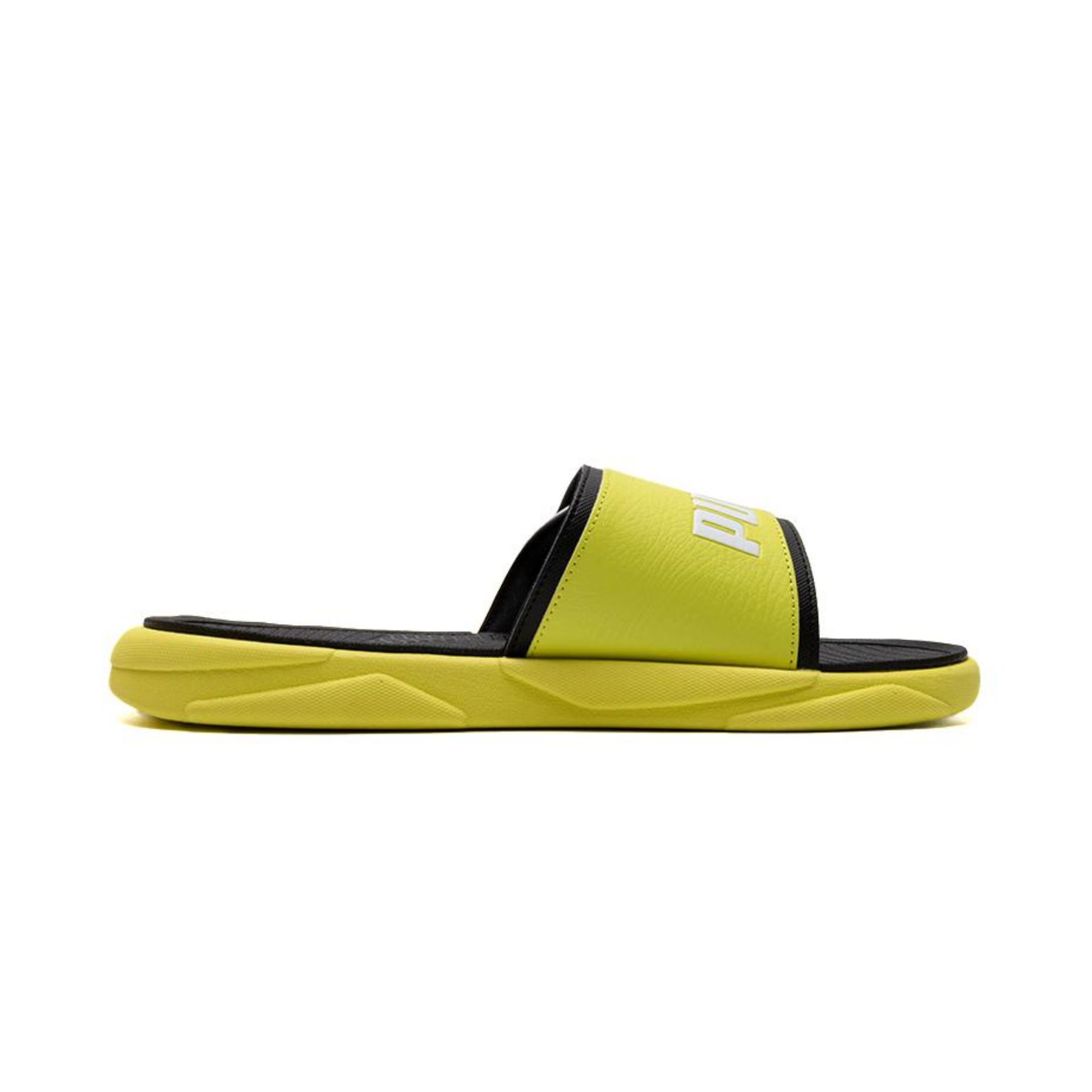 PUMA Royalcat Flip-flops Unisex Lime Green - PUMA White - Black