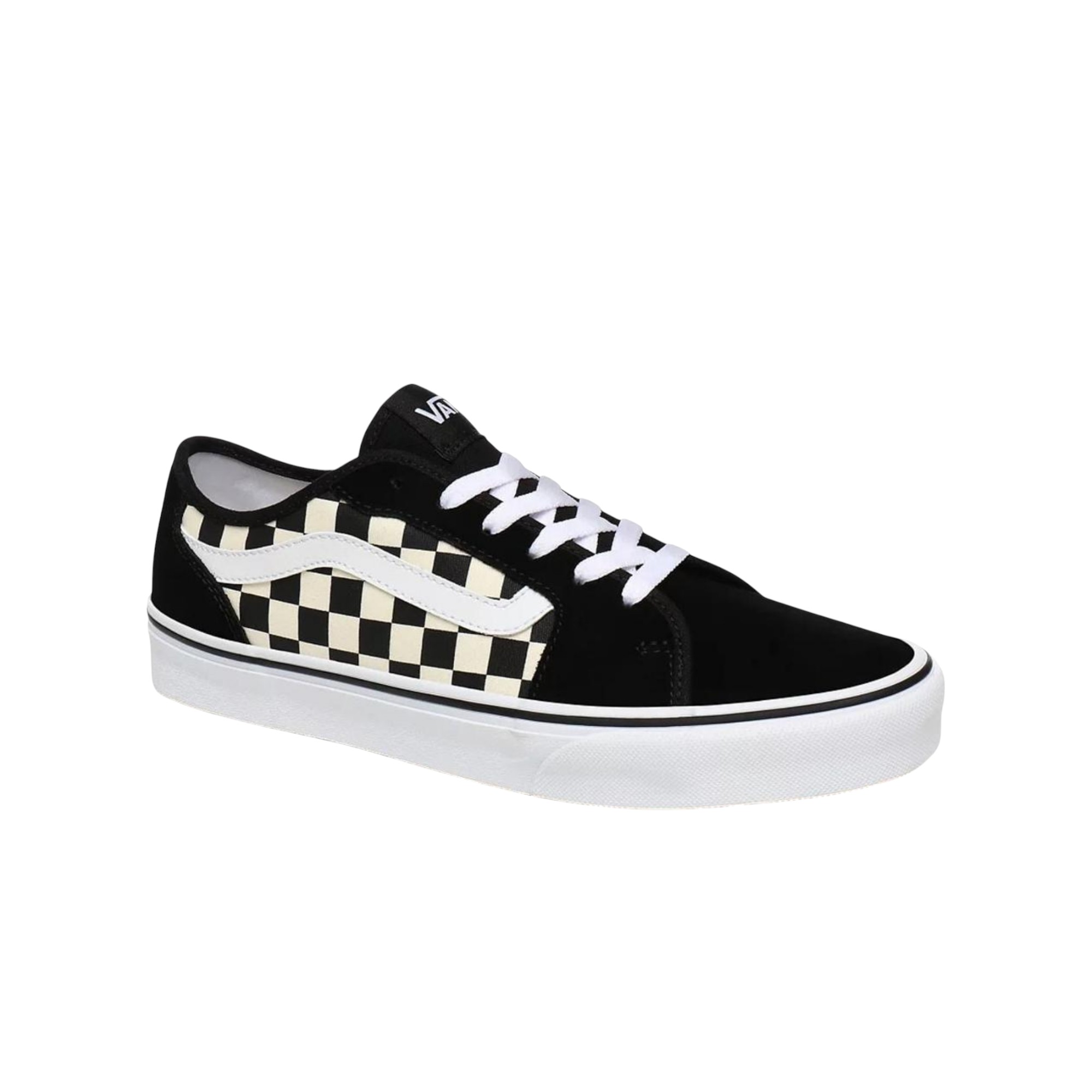 Vans Filmore Skateboard Shoes Unisex Low-Top Black/White