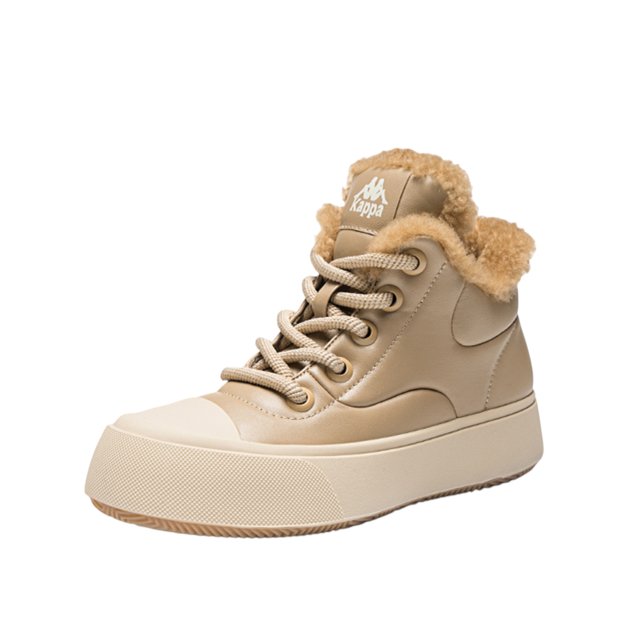 Kappa Skateboard Shoes Women's High-Top Brown