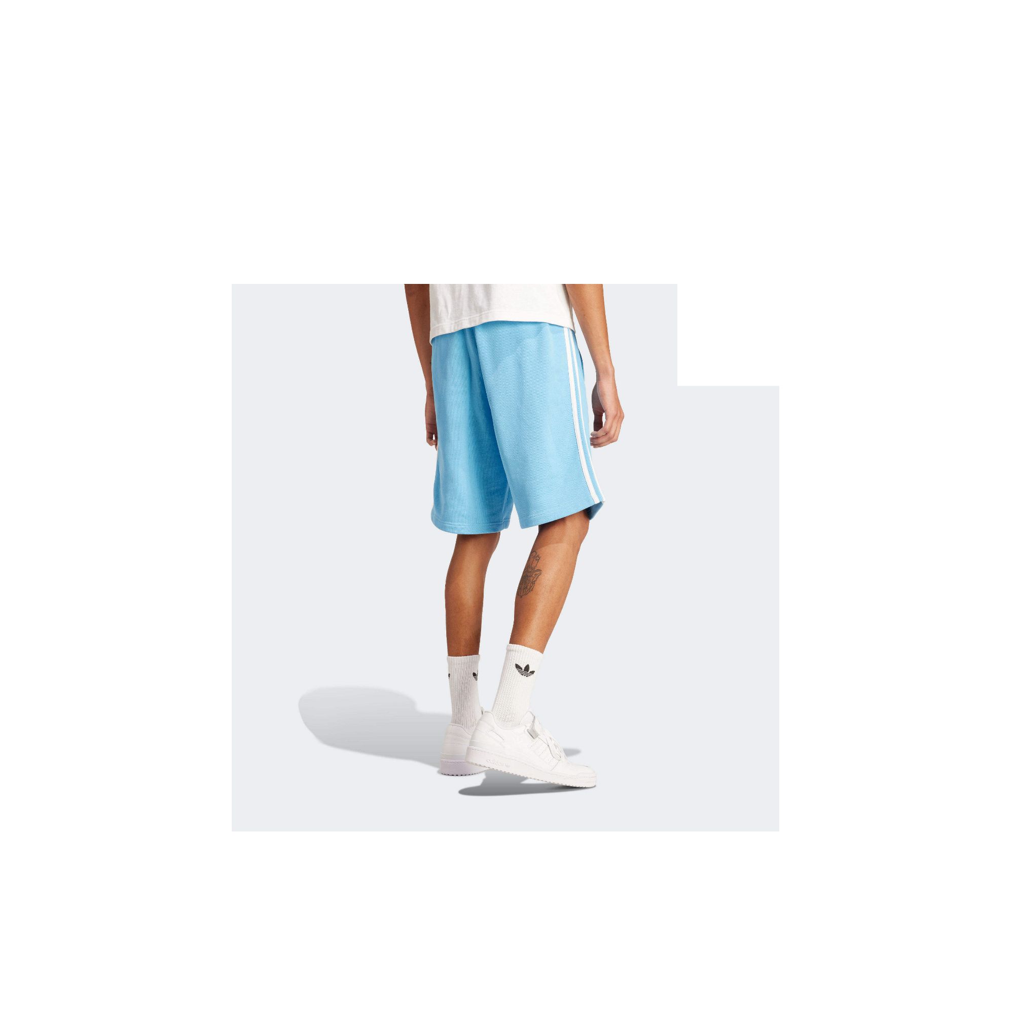 Adidas Originals 3-Stripes Casual Shorts Men Sky Blue