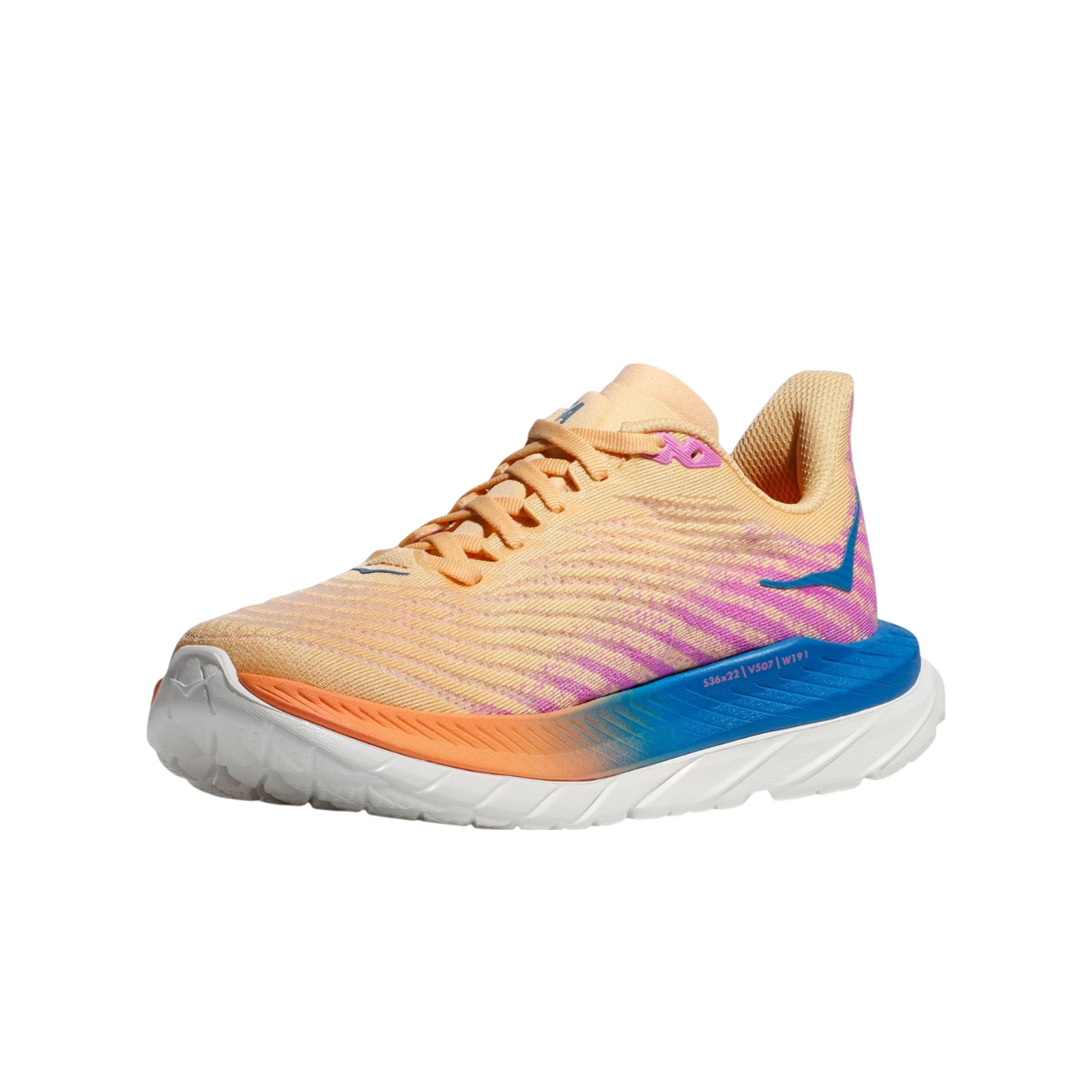 HOKA ONE ONE Mach 5 Running Shoes Women's Low-Top Pink/Orange