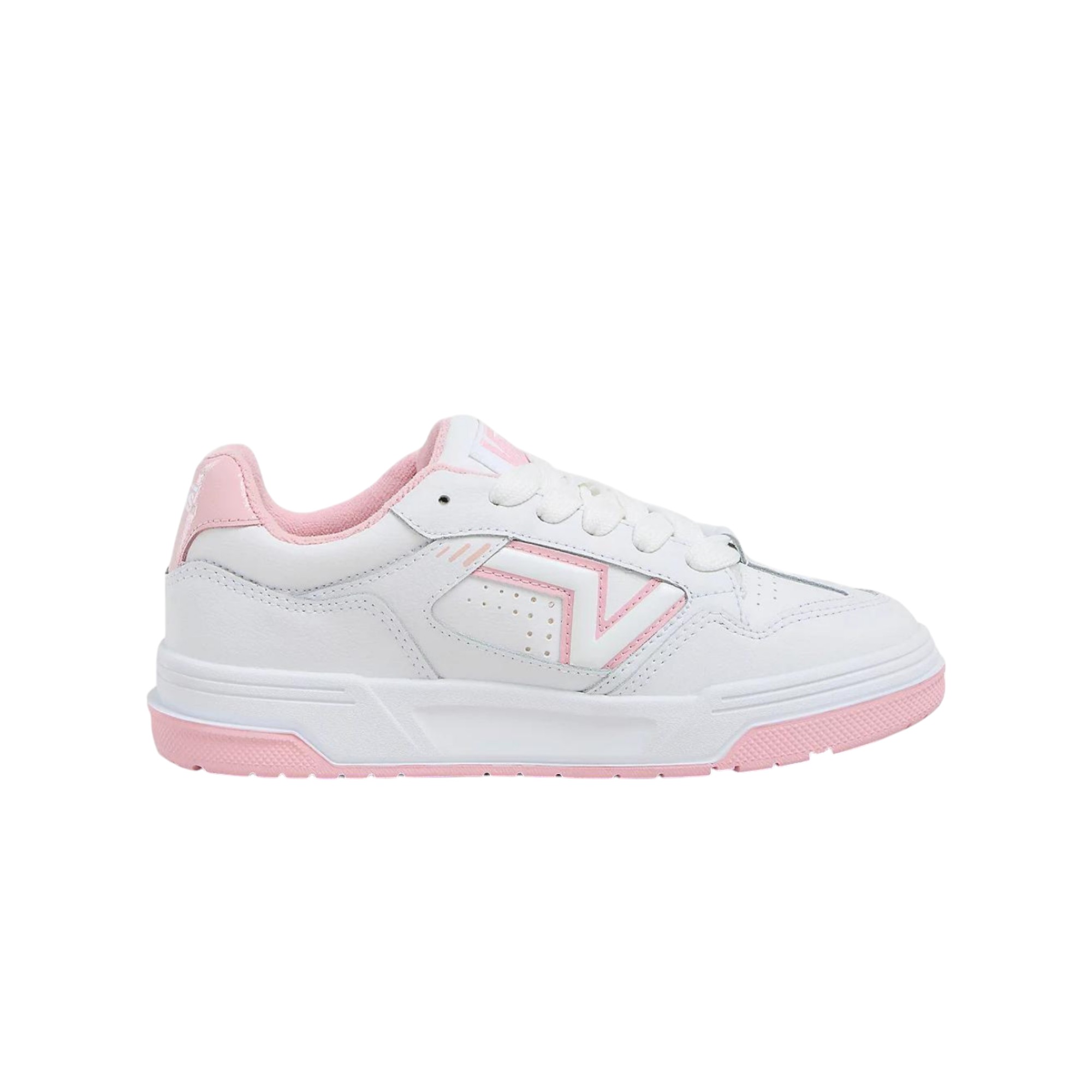 Vans Upland Skateboard Shoes Unisex Low-Top White/Pink