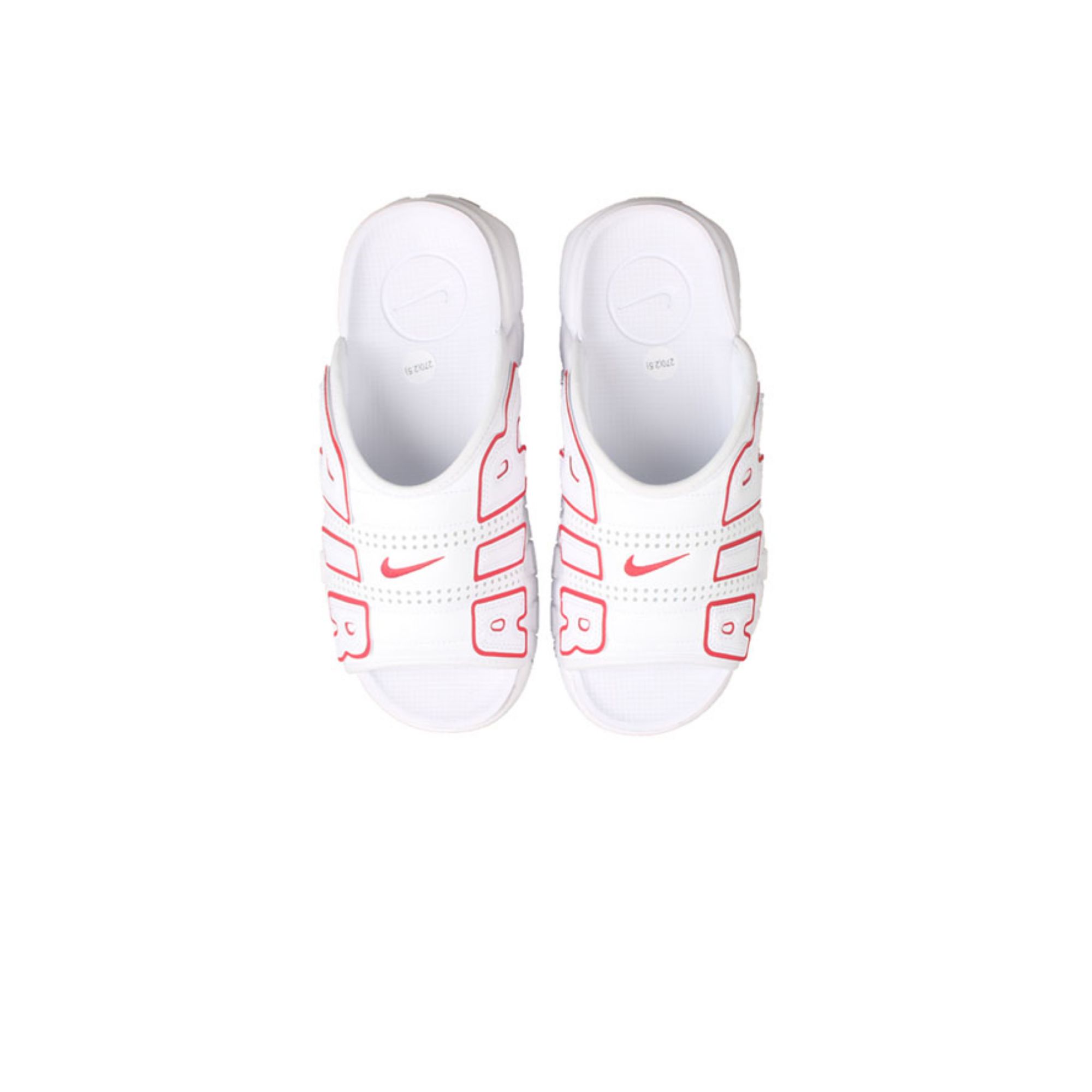 Nike Air More Uptempo White University Red Women's