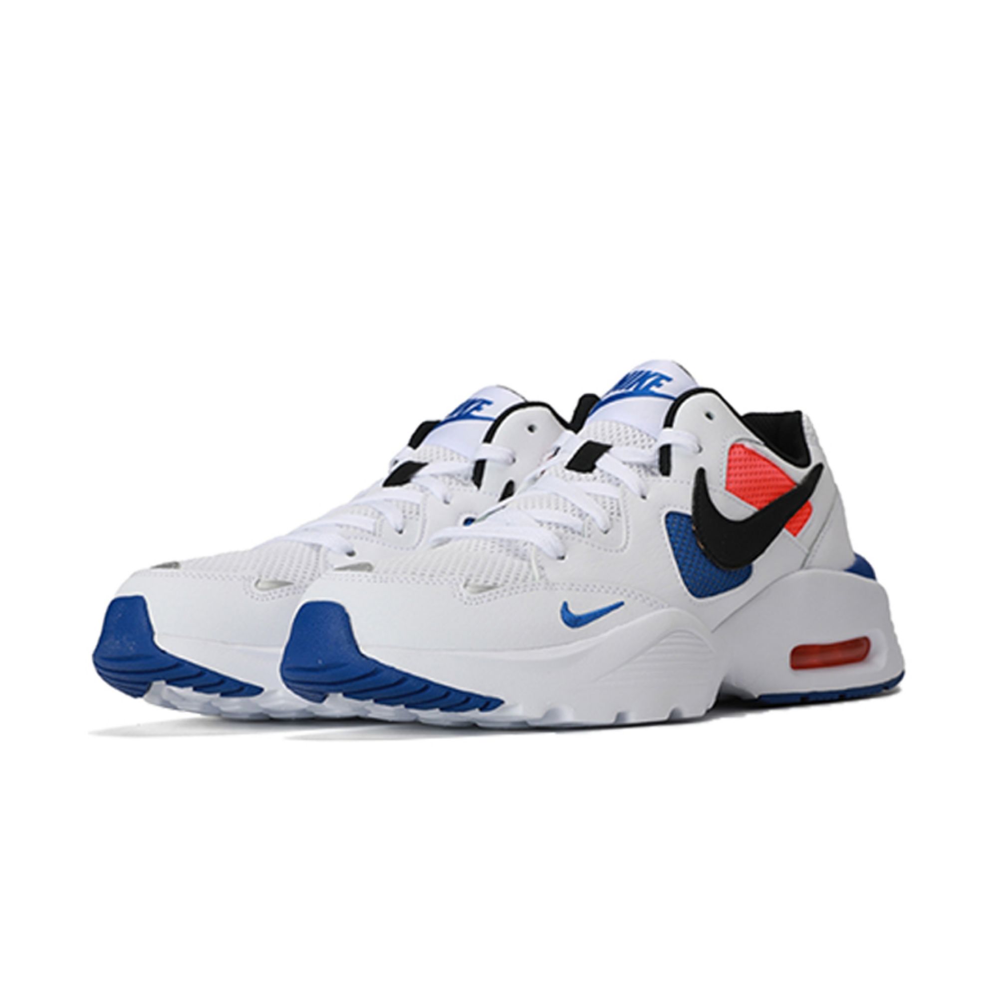 Nike Air Max Fusion Running Shoes Men Low-Top White/Blue Red