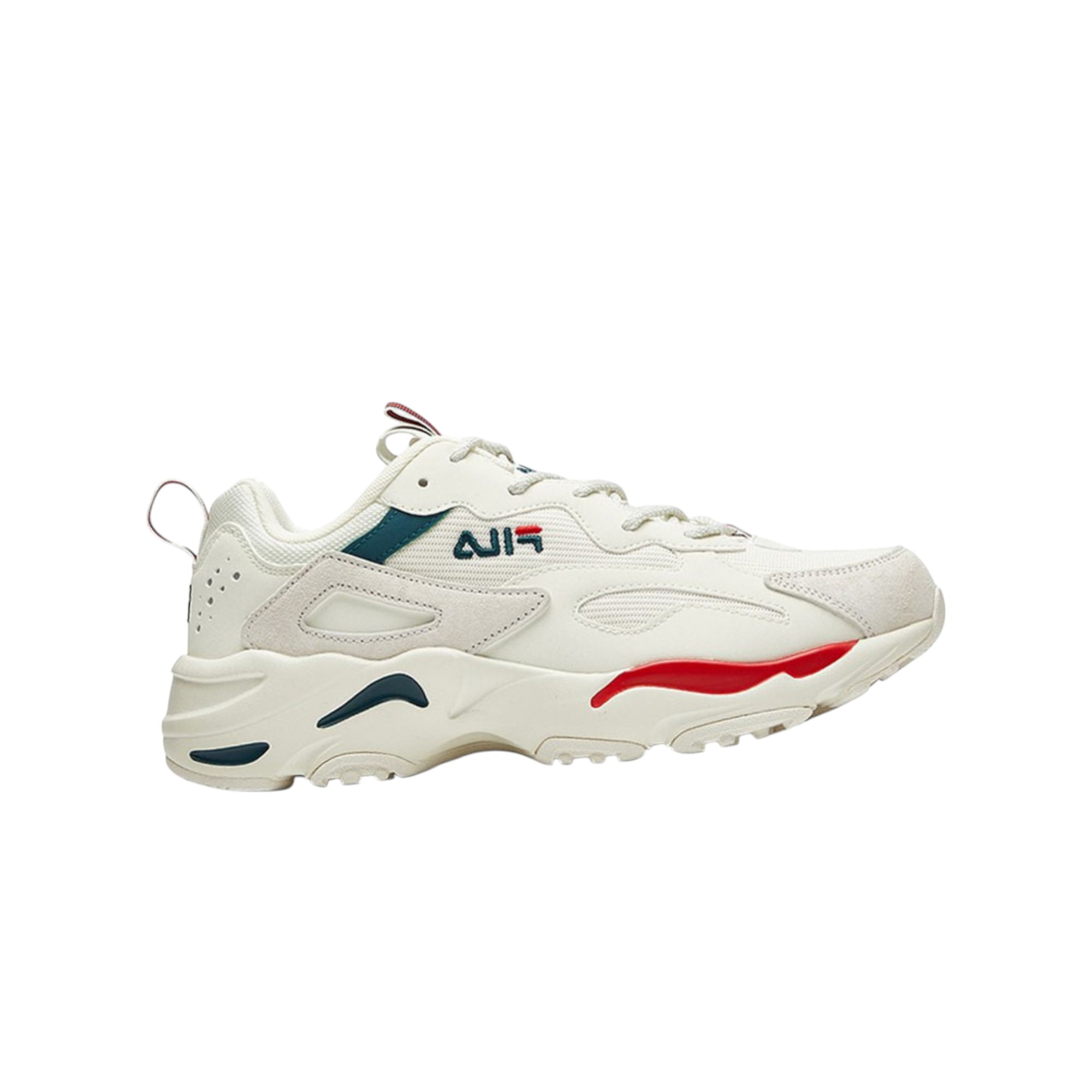 FILA Tracer Chunky Sneakers Men Low-Top White/Green/Red