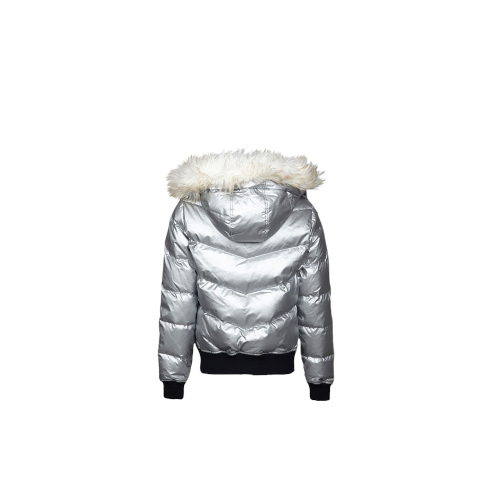 Converse Down Jackets Women's Silver