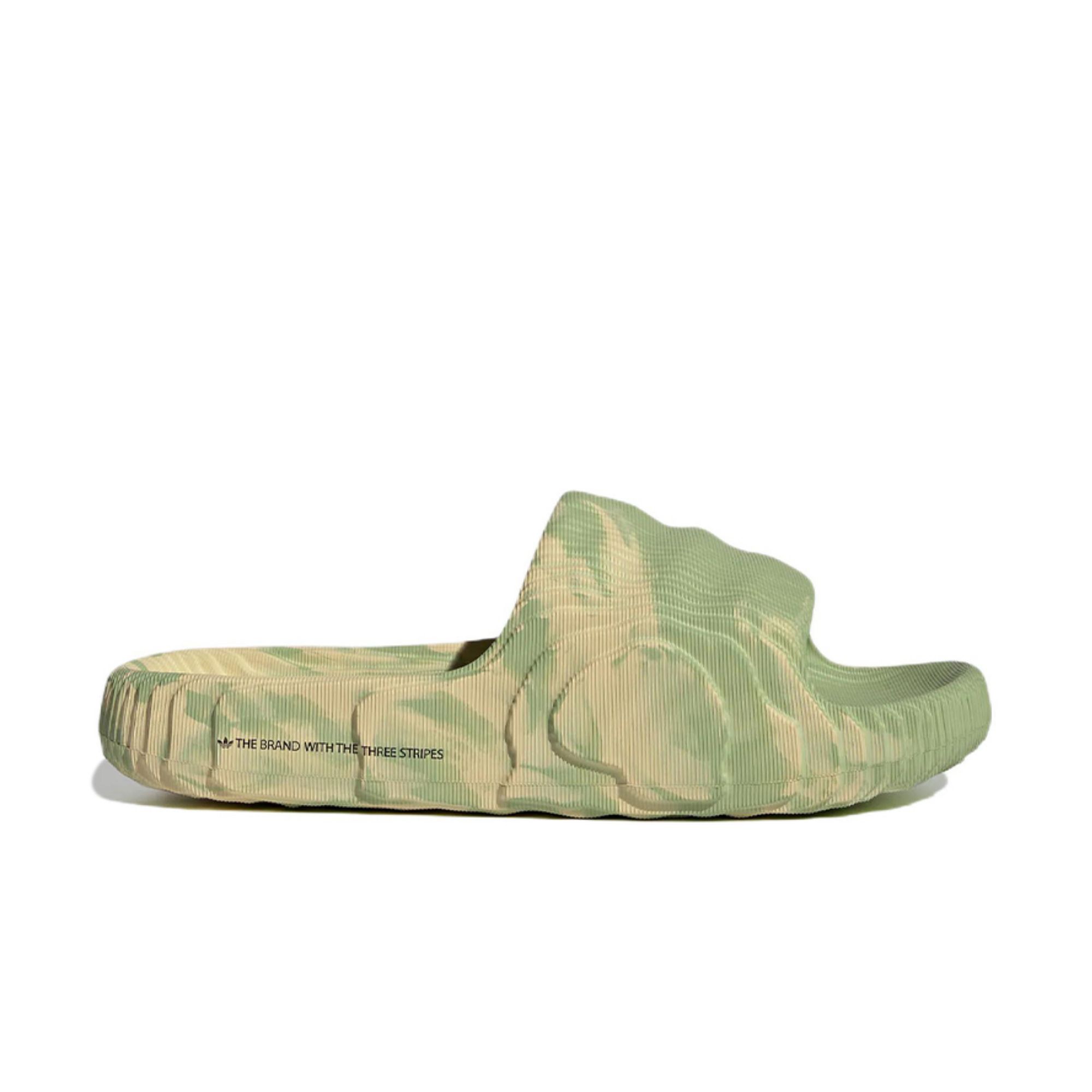 Adidas Adilette 22 Slides Magic Lime St Desert Sand